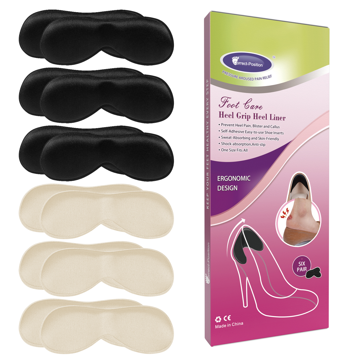 Foam Heel Liner for heel blister